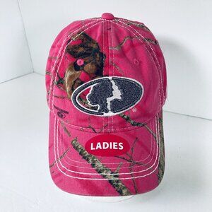 Mossy Oak Women's Pink‎ Camo Baseball Cap Hat, Adjustable Back Strap, New w Tags